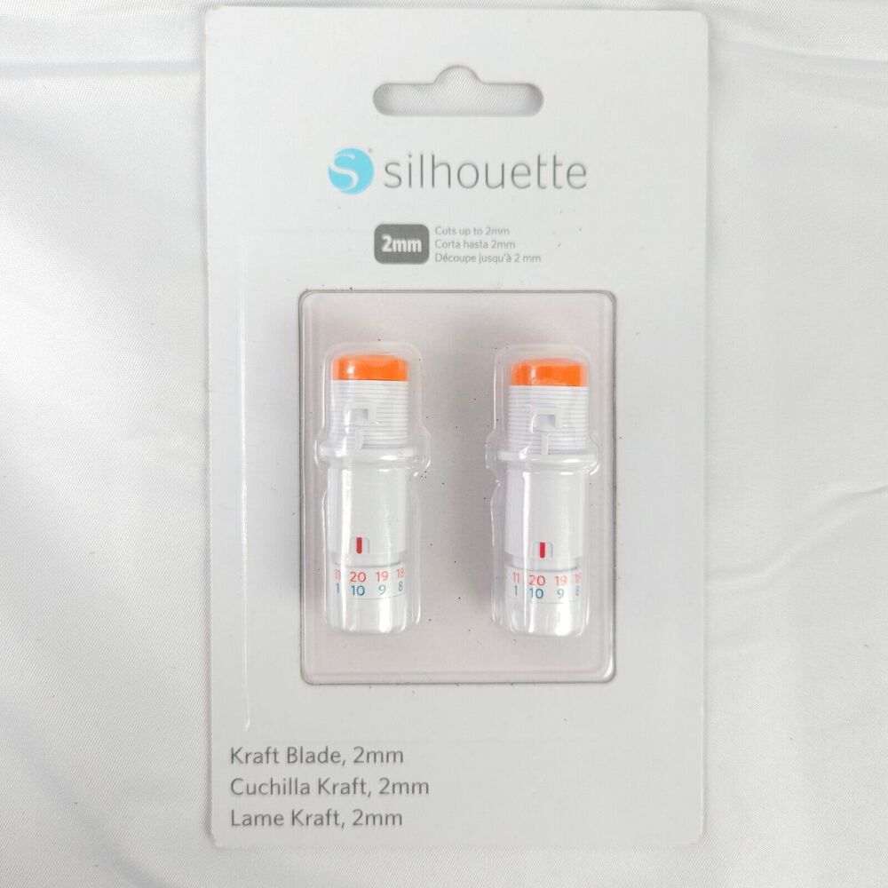 Silhouette 2mm Kraft Blades 2 Pack Craft Cutting Blades